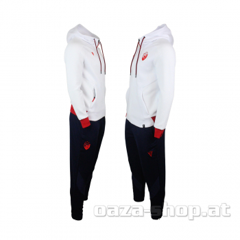 Preview: Macron komplet trenerka sa kapuljačom bela CZ 2024/25