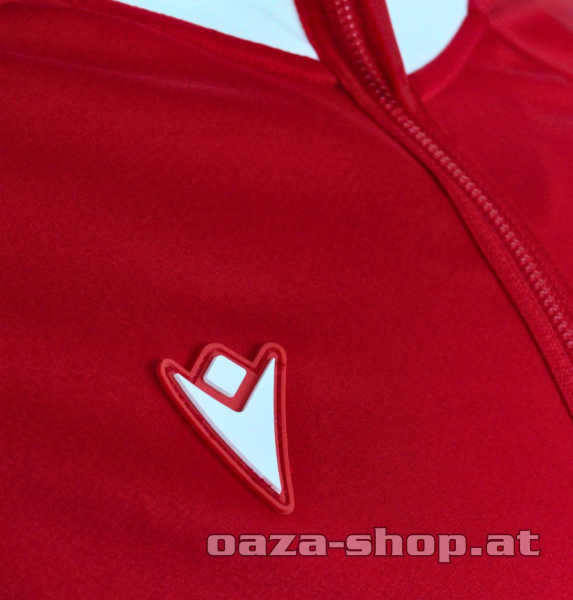 Macron komplet zip trenerka CZ 2025/26 red