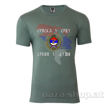 Preview: Majica "SRPSKA U SRCU" 3 Prsta