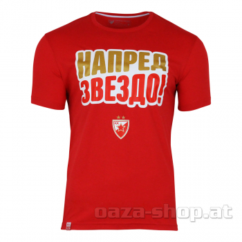 Majica KKCZ "NAPRED ZVEZDO" CRVENA