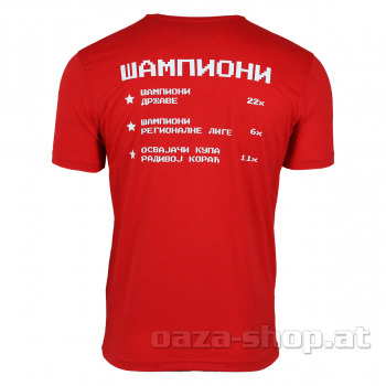 Preview: Majica KKCZ "TRIPLA KRUNA" CRVENA