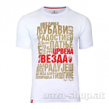 Majica FKCZ "LJUBA TADIĆ" bela