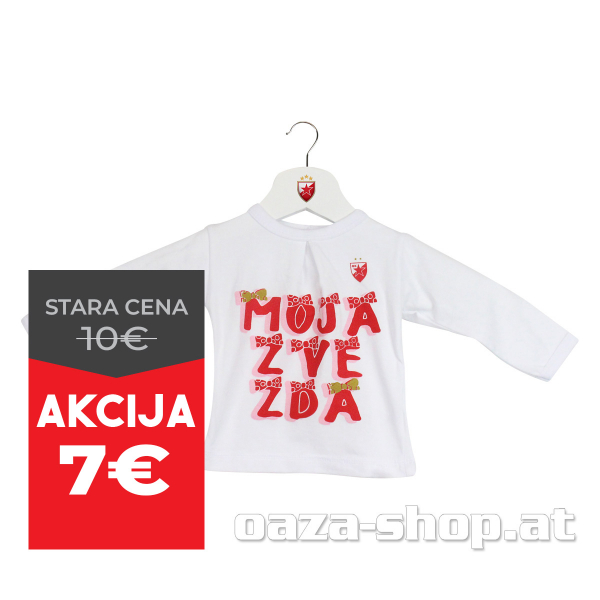 Bebi majica du rukav CZ  "MOJA ZVEZDA"