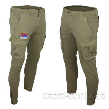 Cargo pantalone SRB "3 PRSTA" bež