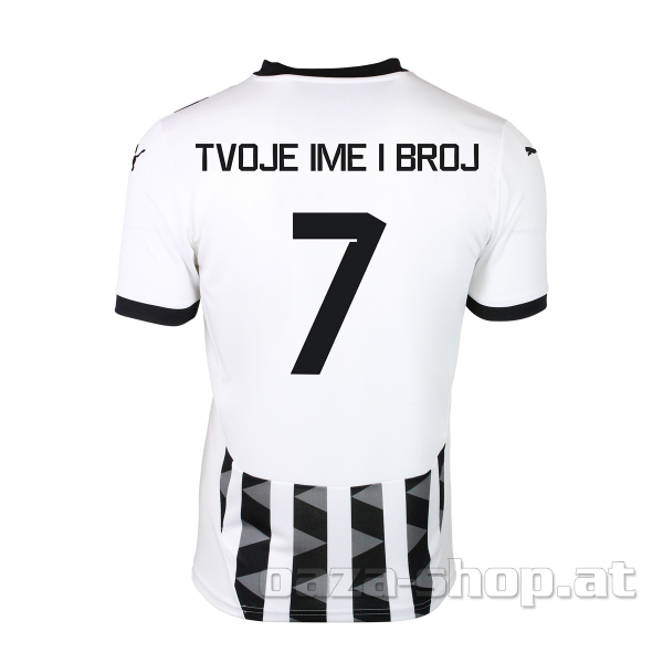 Preview: Dečiji dres Partizan PUMA 2024/25 crno beli