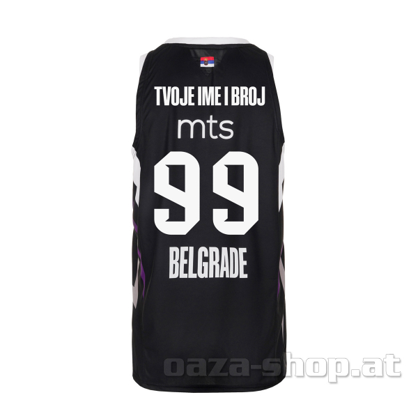 Preview: Košarkaški dres KK Partizan crni 24/25