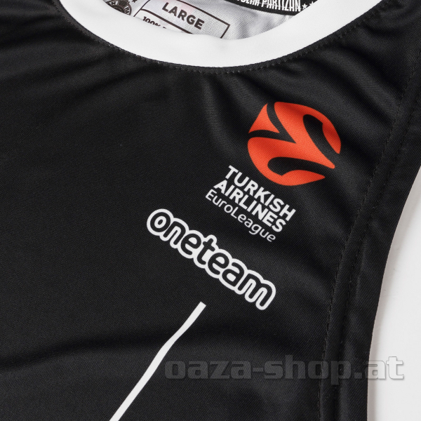 Preview: Košarkaški dres KK Partizan crni 24/25