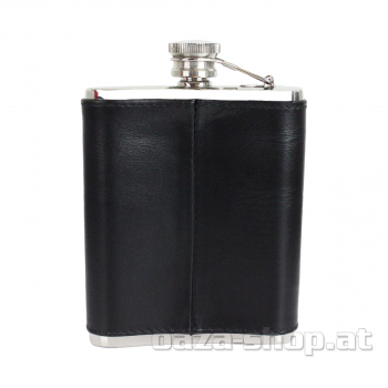 Preview: Kožna pljoska prohrom PFC 7oz crna model 1