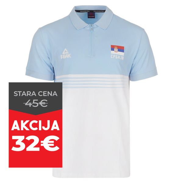 Polo majica PEAK KSS 2024/25 svetlo plava