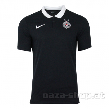 Polo majica PFC crna sa belom kragnom NIKE