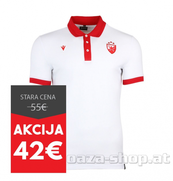 Macron polo majica CZ bela 2024/25