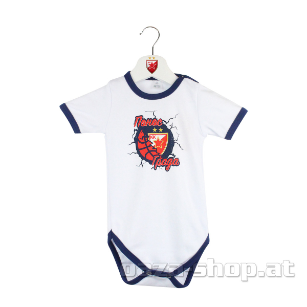 Bebi bodi KKCZ "Ponos grada" beli/teget