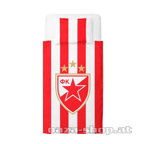 Posteljina CZ crveno/bela