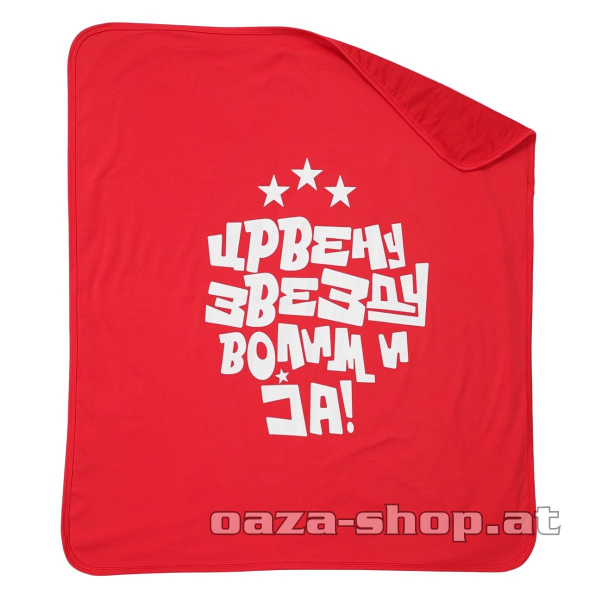 Prekrivac za bebe CZ crveni