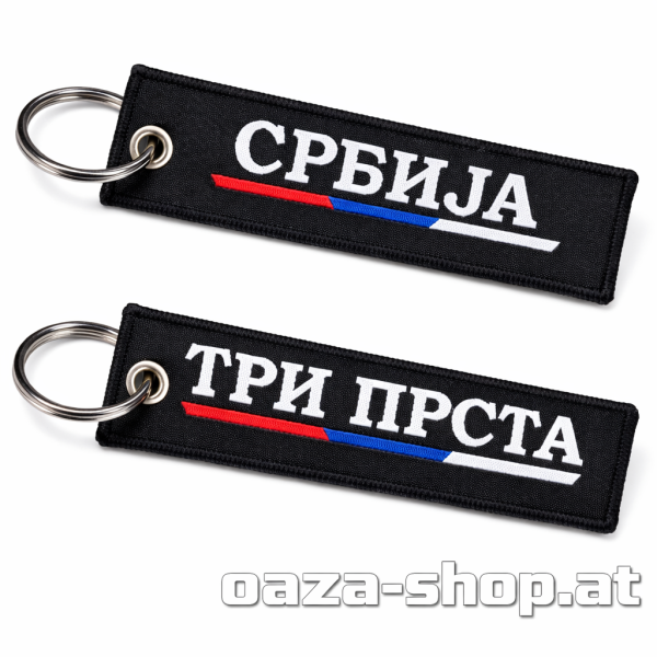 Tekstilni privezak za ključeve "3 prsta"