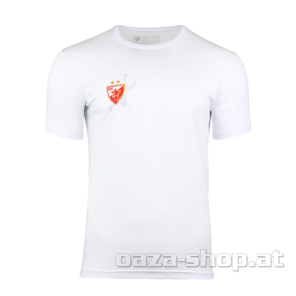 Majica KKCZ "Retro" bela