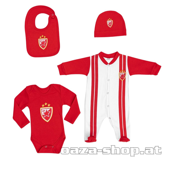 Set za dečake 4/1 "Crvena Zvezda" crveno beli