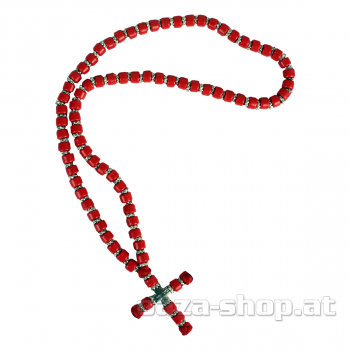 Brojanica za vrat crvene perle