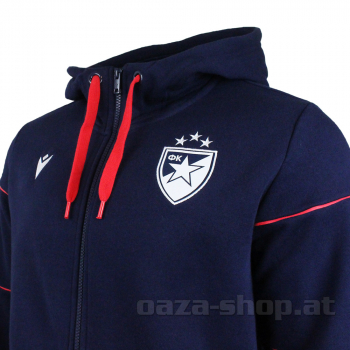 Preview: Macron zip duks sa kapuljačom teget CZ 2023/24