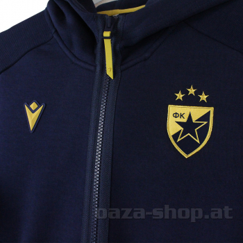 Preview: Dečiji macron zip duks sa kapuljačom teget CZ 2024/25