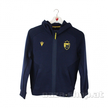 Preview: Dečija macron komplet trenerka sa kapuljačom teget CZ 2024/25