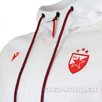 Preview: Macron komplet trenerka sa kapuljačom bela CZ 2024/25