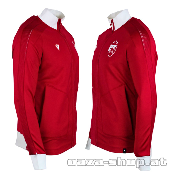 Macron zip duks CZ 2025/26 red