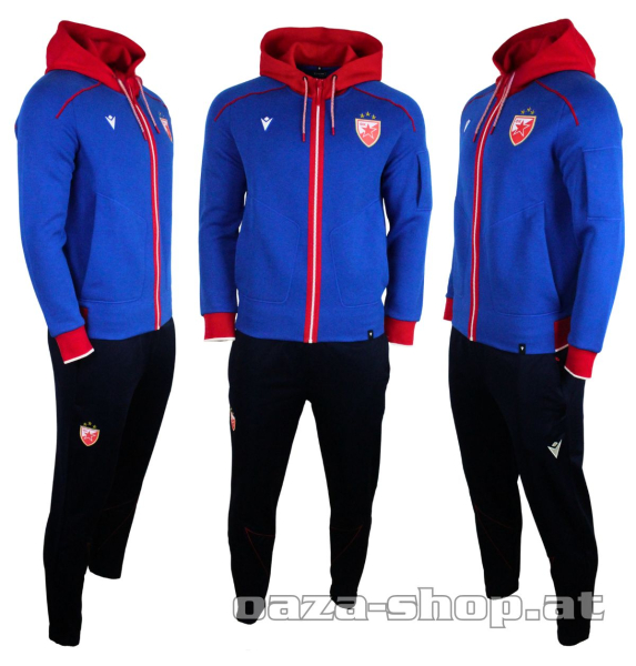 Macron komplet trenerka sa kapuljacom CZ 2025/26 royalblue