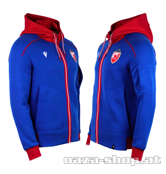 Macron duks sa kapuljacom CZ 2025/26 royalblue