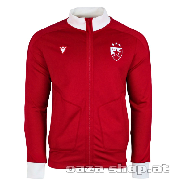 Macron zip duks CZ 2025/26 red