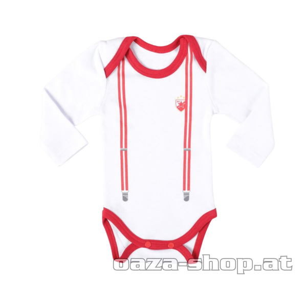 Bodi drug rukav "tregeri" beli