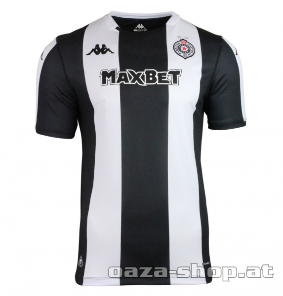 Dres Kappa Partizan 2025/26 crno beli
