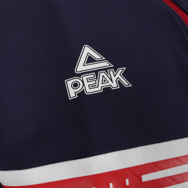 Ženska trenerka 1/4 zip PEAK SRB OKS teget/bela