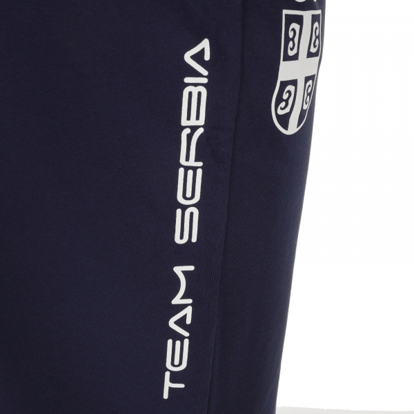 Ženska trenerka 1/4 zip PEAK SRB OKS teget/bela
