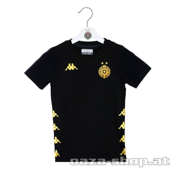 Dečija majica Kappa FK Partizan 2025/26 zlatni grb