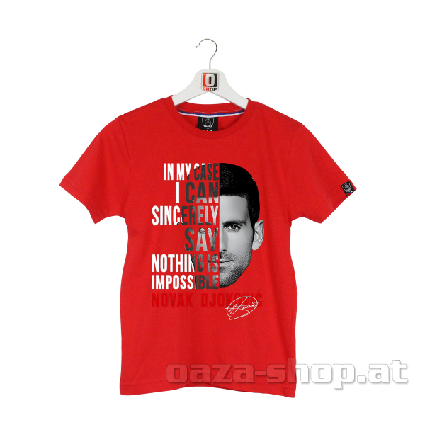 Dečija majica " 3 PRSTA" NOVAK DJOKOVIĆ