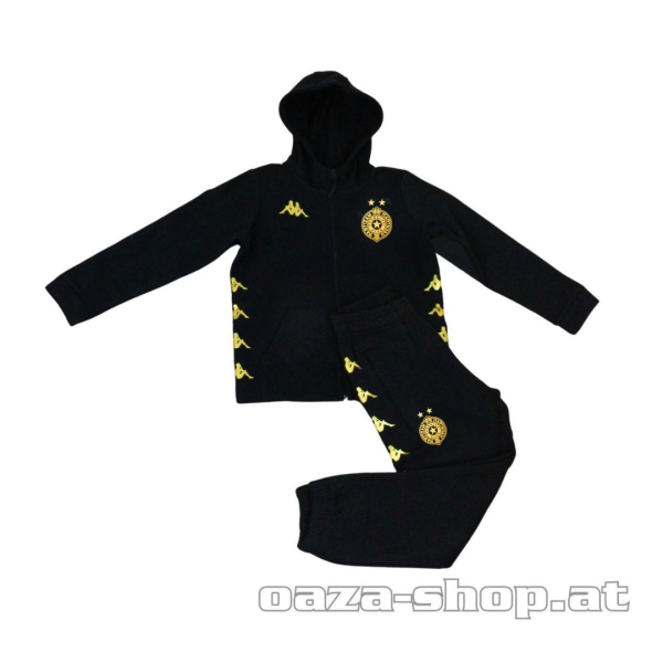 Dečija komplet trenerka Kappa FK Partizan 2025/26 zlatni grb