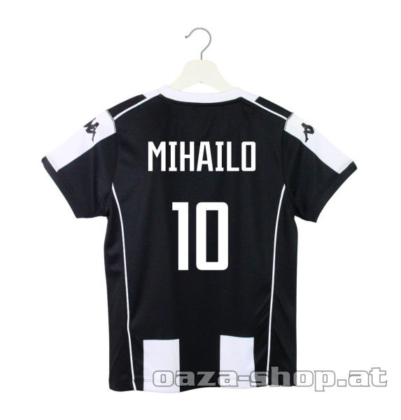 Dečiji dres Kappa Partizan 2025/26 crno beli