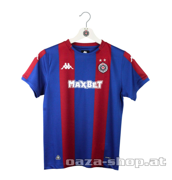 Dečiji gostujući dres Kappa Partizan 2025/26 bordo/plavi