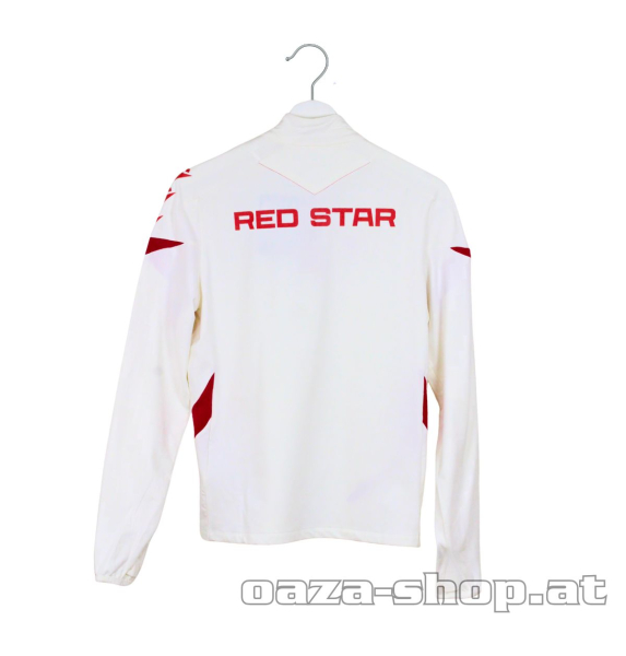 Dečiji 1/4 zip trening duks Macron Crvena zvezda 2025/26 offwhite