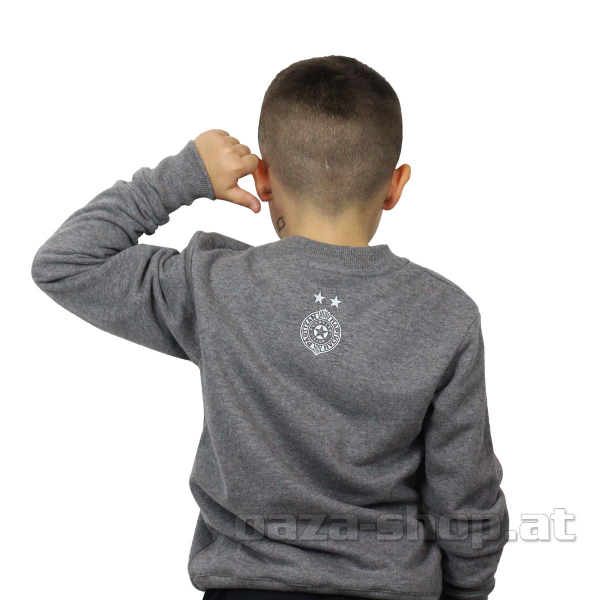 Dečiji duks PFC sivi "AJMO CRNO BELI"