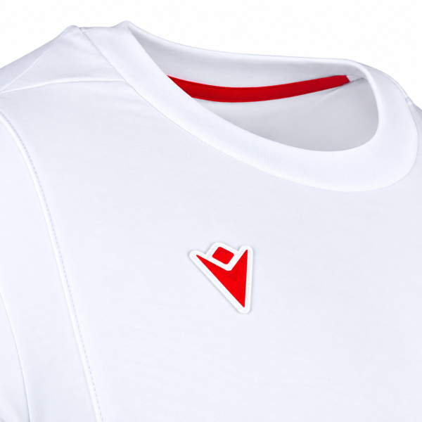 White FK Crvena zvezda 2026/27 Macron travel shirt with club crest and red logo