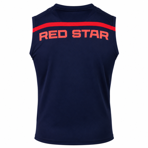 FK Crvena zvezda 2026/27 Macron sleeveless training shirt in navy with red details
