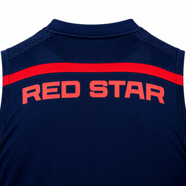 FK Crvena zvezda 2026/27 Macron sleeveless training shirt in navy with red details