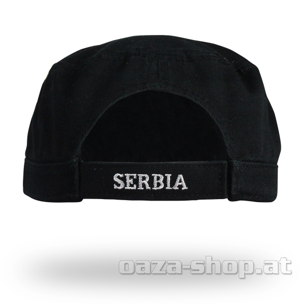 Kačket SRB "SERBIA" crni