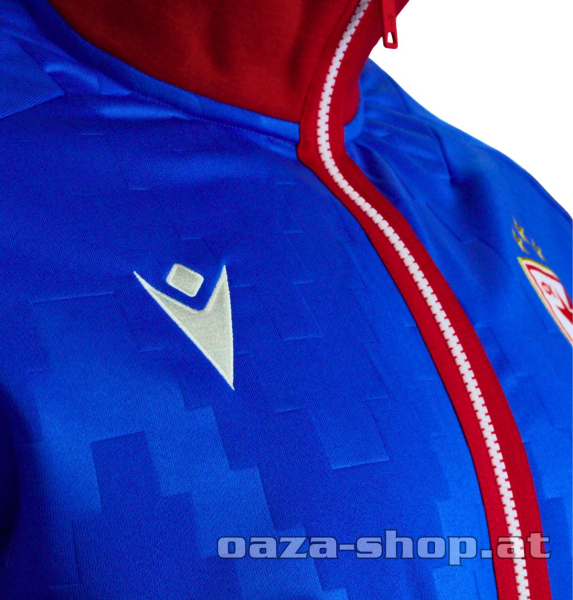Macron komplet zip trenerka CZ 2025/26 royalblue