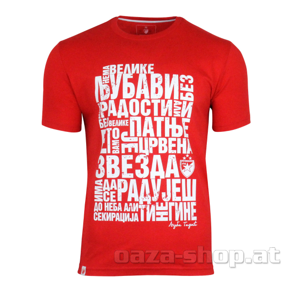 Majica FKCZ "LJUBA TADIĆ" crvena
