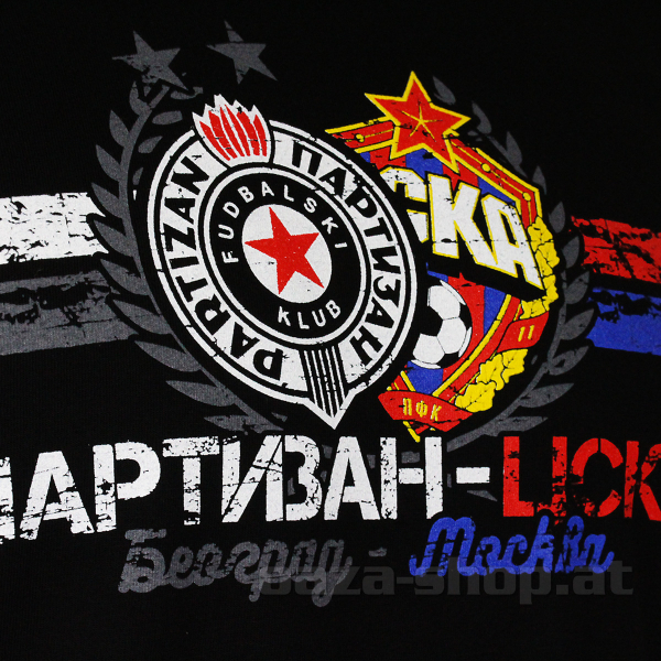 Majica "PARTIZAN CSKA" crna