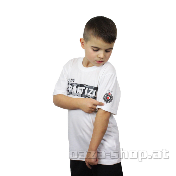 Dečija majica "FC PARTIZAN" bela