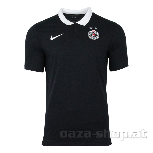 Polo majica PFC crna sa belom kragnom NIKE